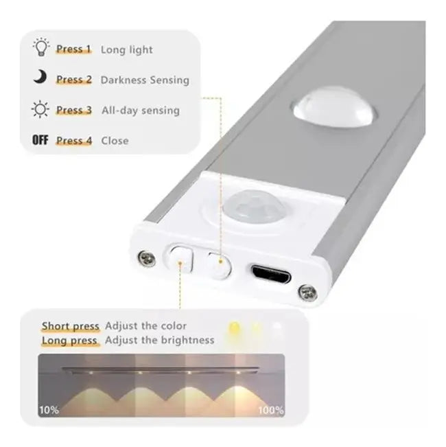 Liston Led De 50mc C/Sensor